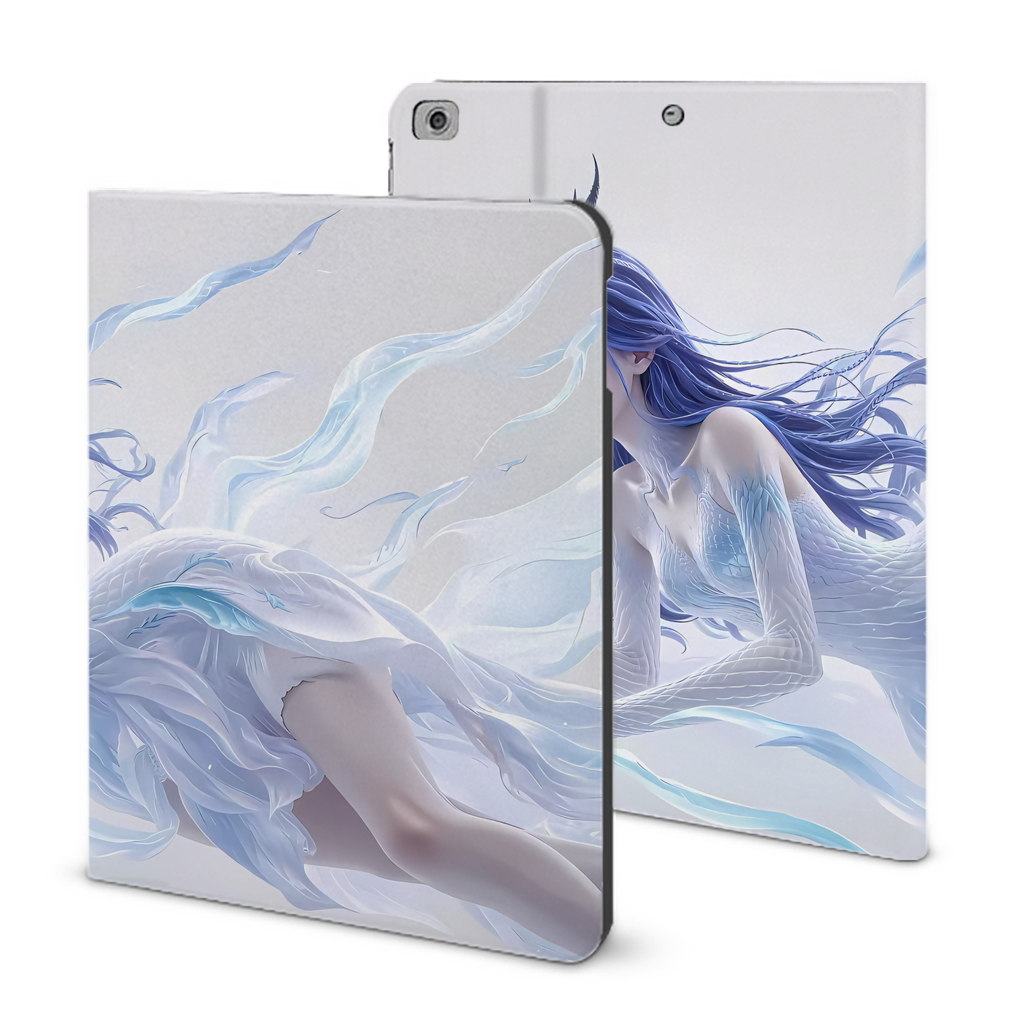 （画像用） Ne Zha 2 ナタ 魔童の大暴れ IPad ケース ブック型 PUレザー TPU 耐衝撃 軽量 薄型 ペン収納なし 全面保護 IPad 各モデル対応